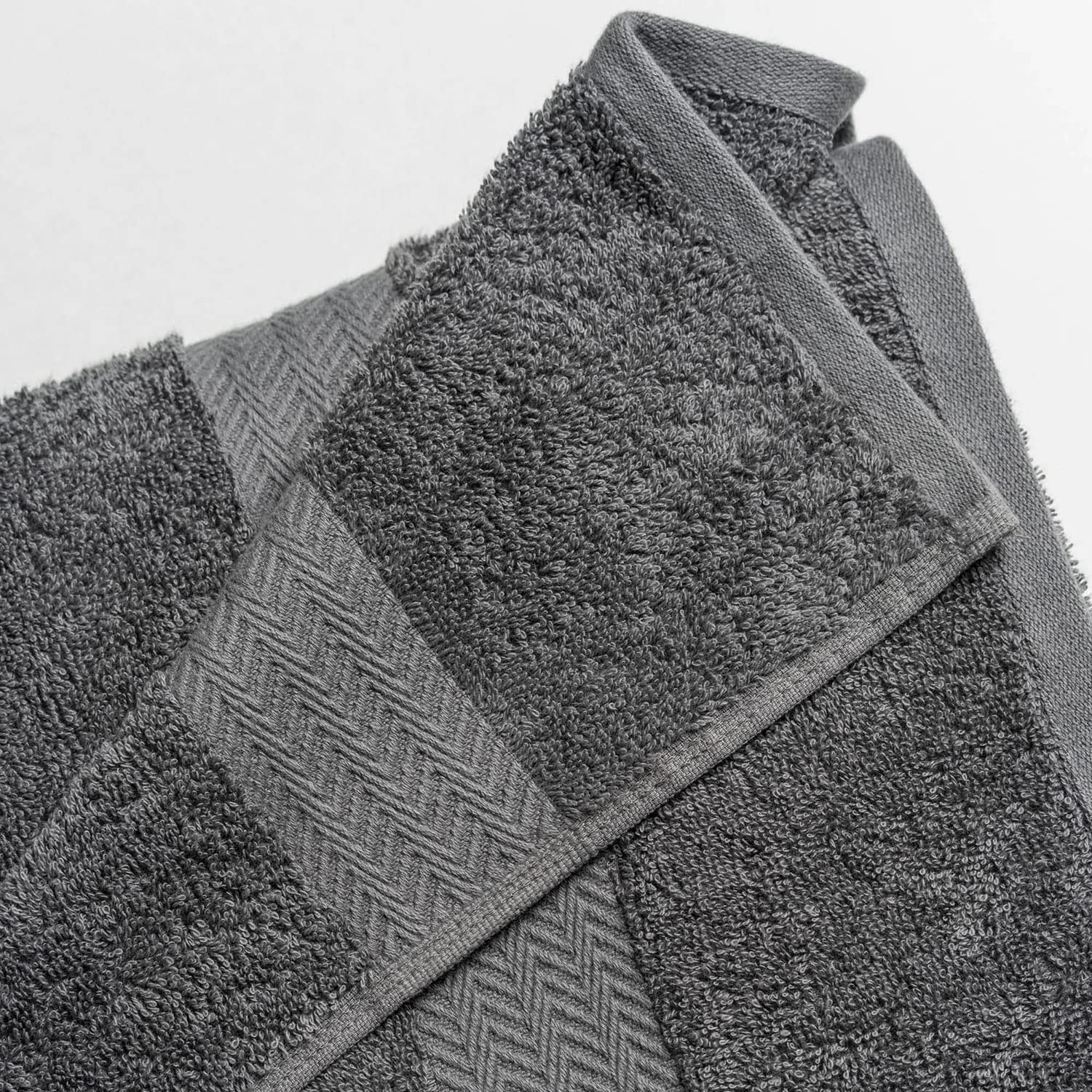 Ddecor Live Beautiful 100% Cotton Bath Towel 500 Gsm | Large Size Bath Towel Soft & Absorbent For Men & Women (Dark Gray)