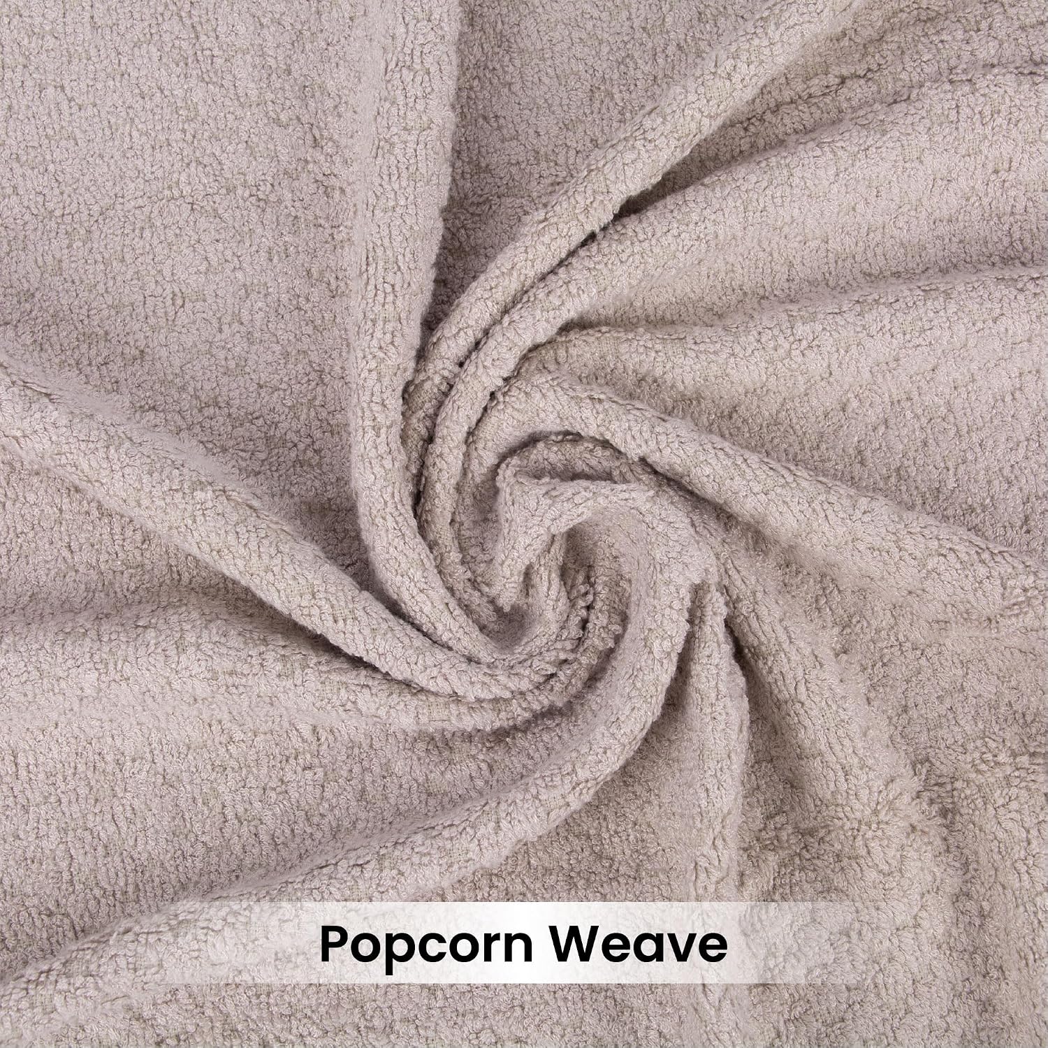 Mush Bamboo Bath Towel | Popcorn Weave 450 Gsm Large Towel For Men & Women | 3x Softer & Absorbent Than Cottton
