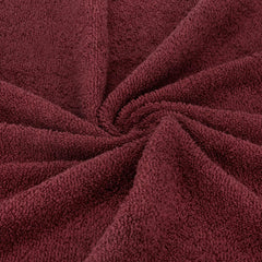 Spaces 100% Cotton Bath Towel 500 Gsm | Ultra Absorbency Easy Care Light Weight Cotton Bath Towels (Maroon)