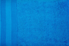 Casa Copenhagen Egyptian Cotton Pleates 1 Pcs Large Bath Towel 500 Gsm (Hawain Ocean)
