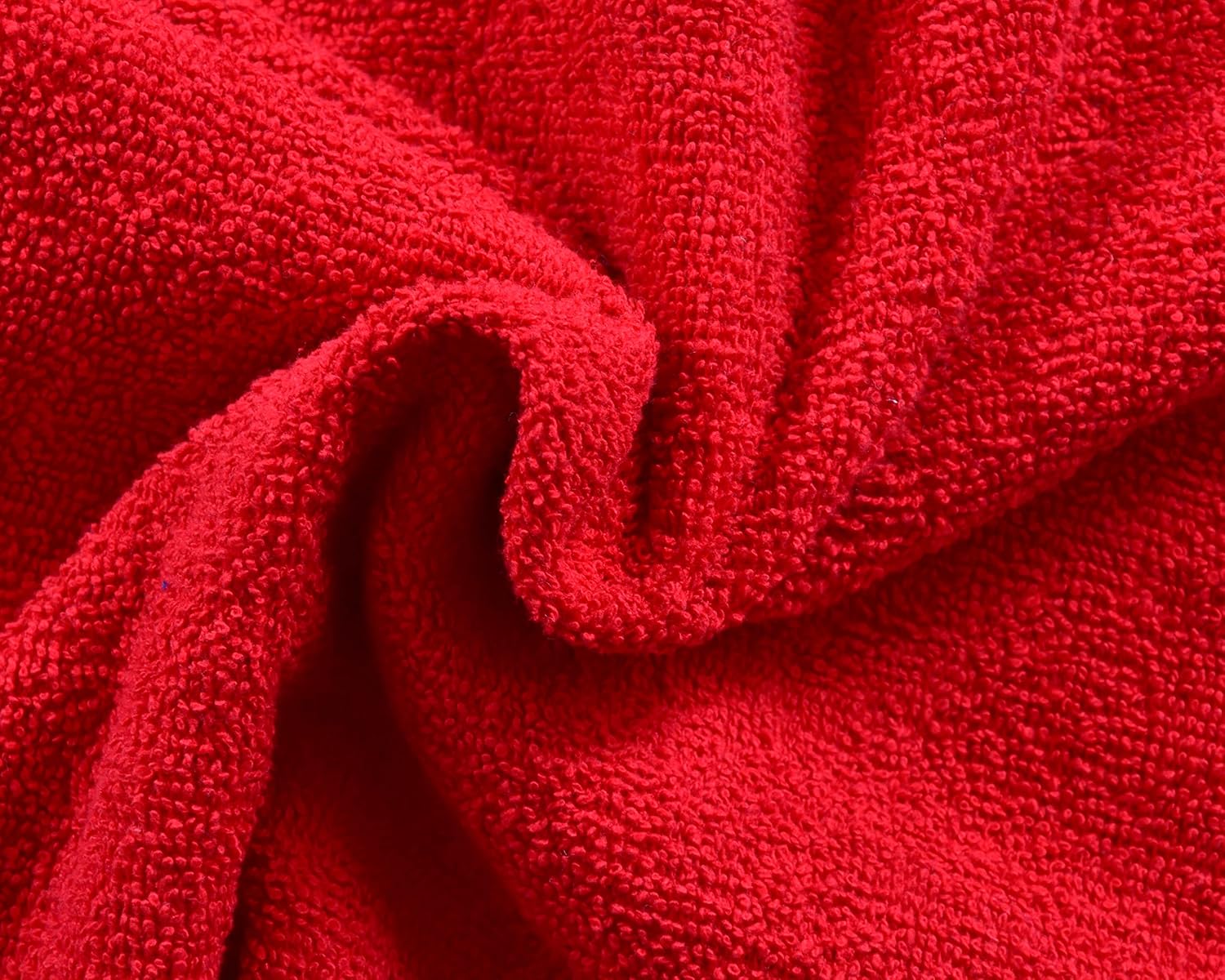 Comfort Weave 100% Cotton Large Bath Towel 1 Kg - 2 Pieces (Red & Blue)