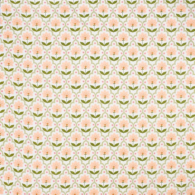 All Around Elastic Fitted Printed Bedsheets For Double Bed Elastic Fitted With 2 Pillow Covers - Size-60 X 78 Inch, Orange | Beautiful Print For Luxury Bedsheets