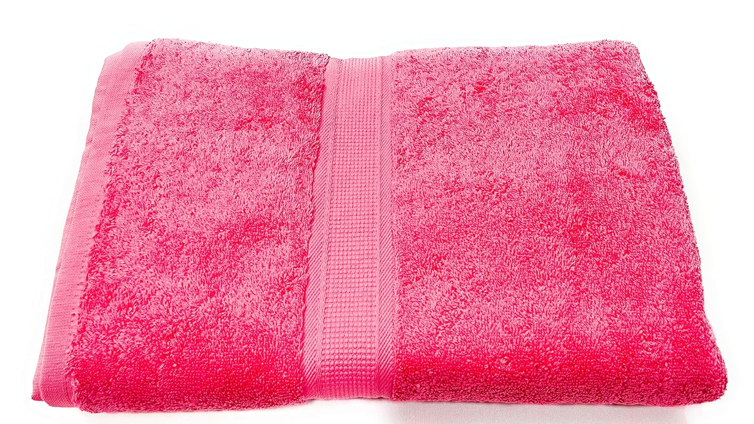 Bombay Dyeing Santino Premium Cotton Large Bath Towel 500 Gsm (Rose Pink)