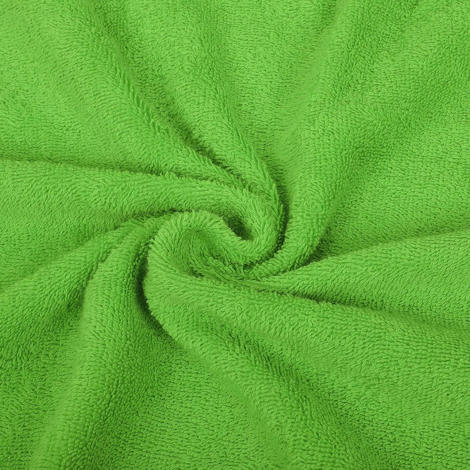 House Of Terry 100% Cotton Bath Towel 1000 Gsm | Quick Dry, Soft & Absorbent, Fade-Resistant, Skin-Friendly Large Size Towel (Baby Pink & Spring Green) - Pack Of 2