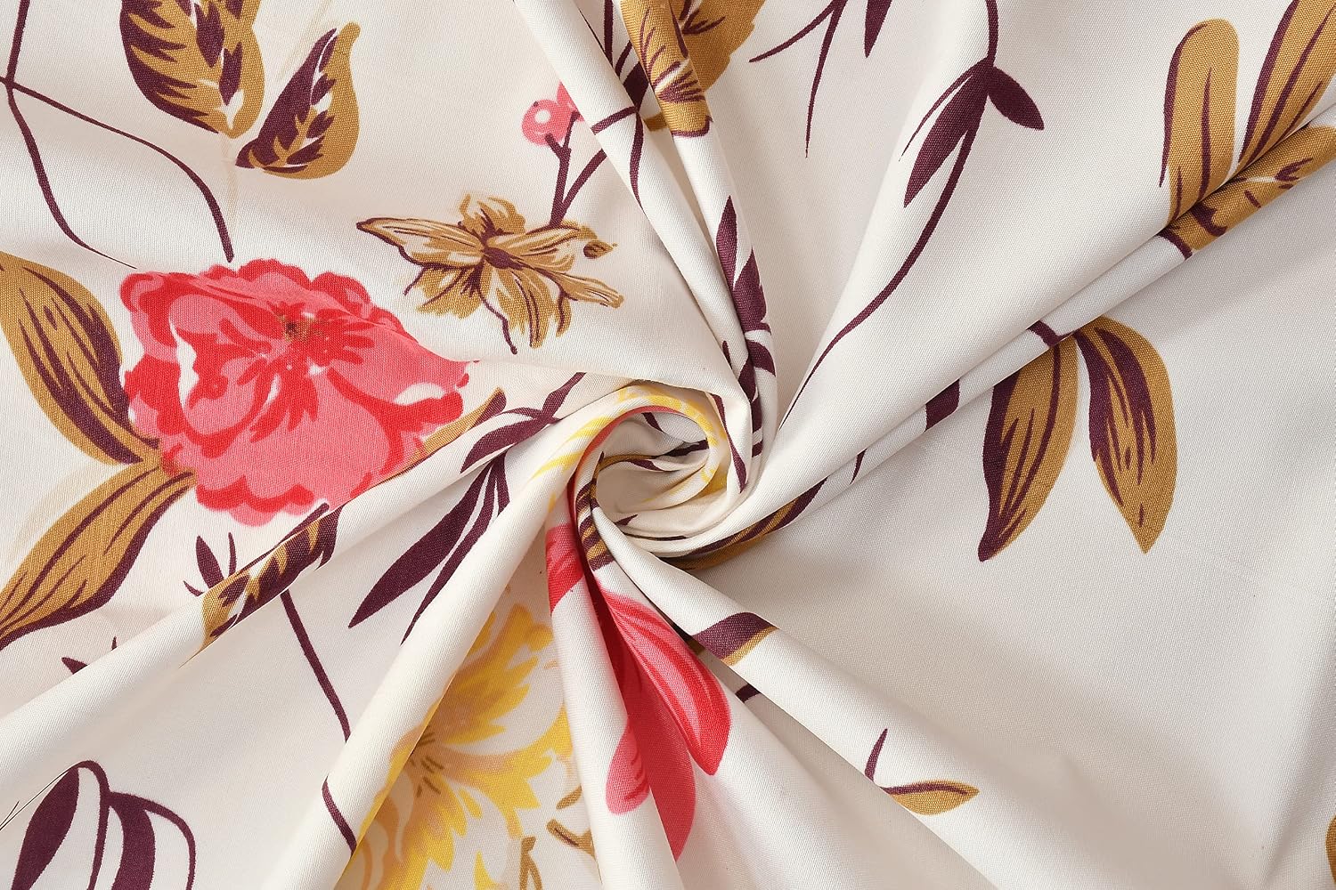 280 TC Elastic Fitted Bedsheet Queen Size 60 X 78 + 10 Inches, Multicolor With 2 Pillow Covers | Bedsheet Long Lasting & Soft To Touch - Soft & Comfortable Bed Sheets