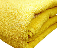 Hashirex Craft Men'S Pure Xxxl Cotton Bath Towel 650 Gsm (Yellow)