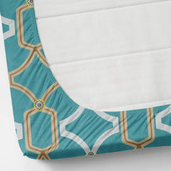 1 Single Bedsheet With 1 Pillow Cover - All Around Elastic Fitted | 100% Premium Fabric Is Lightweight, Soft & Comfortable | 36 X 72 X 8 Inches, Sea Green