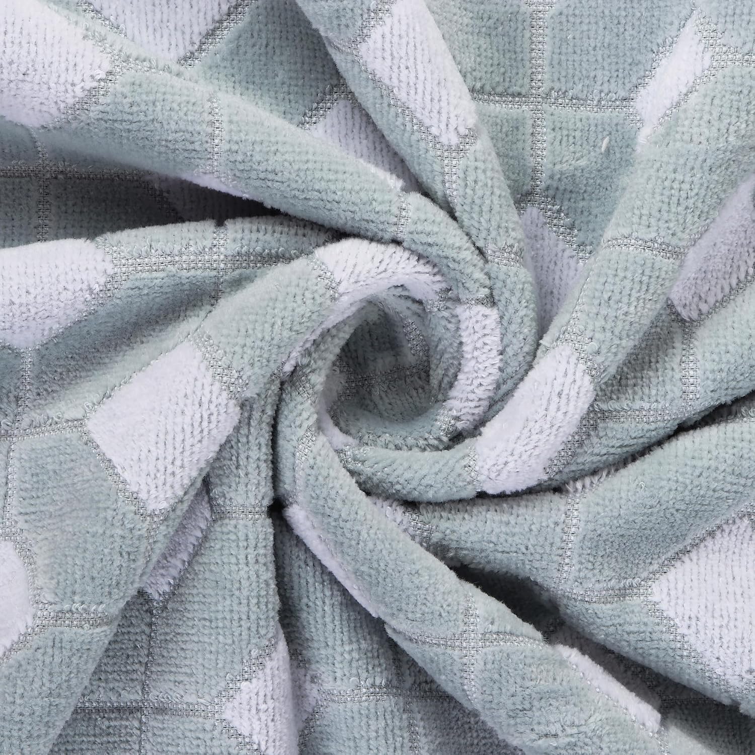 Brodloom Cotton 1 Bath Towel + 2 Hand Towels 950 Gsm | Ultra Soft, Quick Dry & Premium Gift Set Towel (Sage Green)