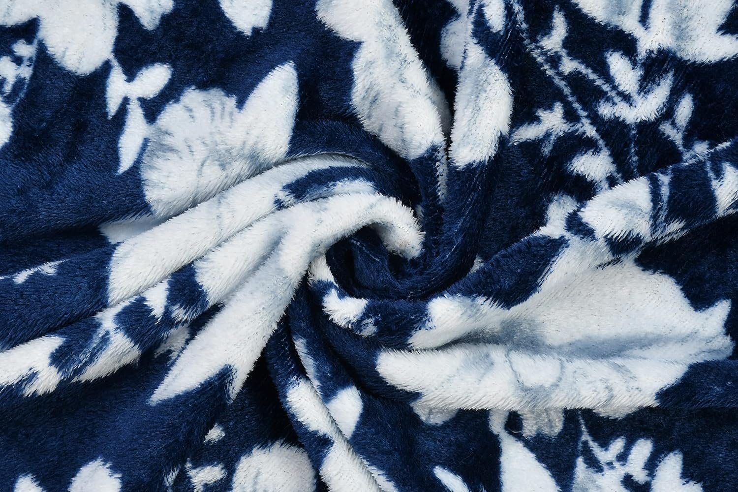 Winter Warm Double Bedsheet For King Size With 2 Pillow Covers | Size 72x78x9 Inches, Navy Blue - Warm Bedsheet For Winter | Ideal Gift For Friends, Family & Relatives