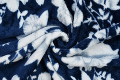 Winter Warm Double Bedsheet For King Size With 2 Pillow Covers | Size 72x78x9 Inches, Navy Blue - Warm Bedsheet For Winter | Ideal Gift For Friends, Family & Relatives
