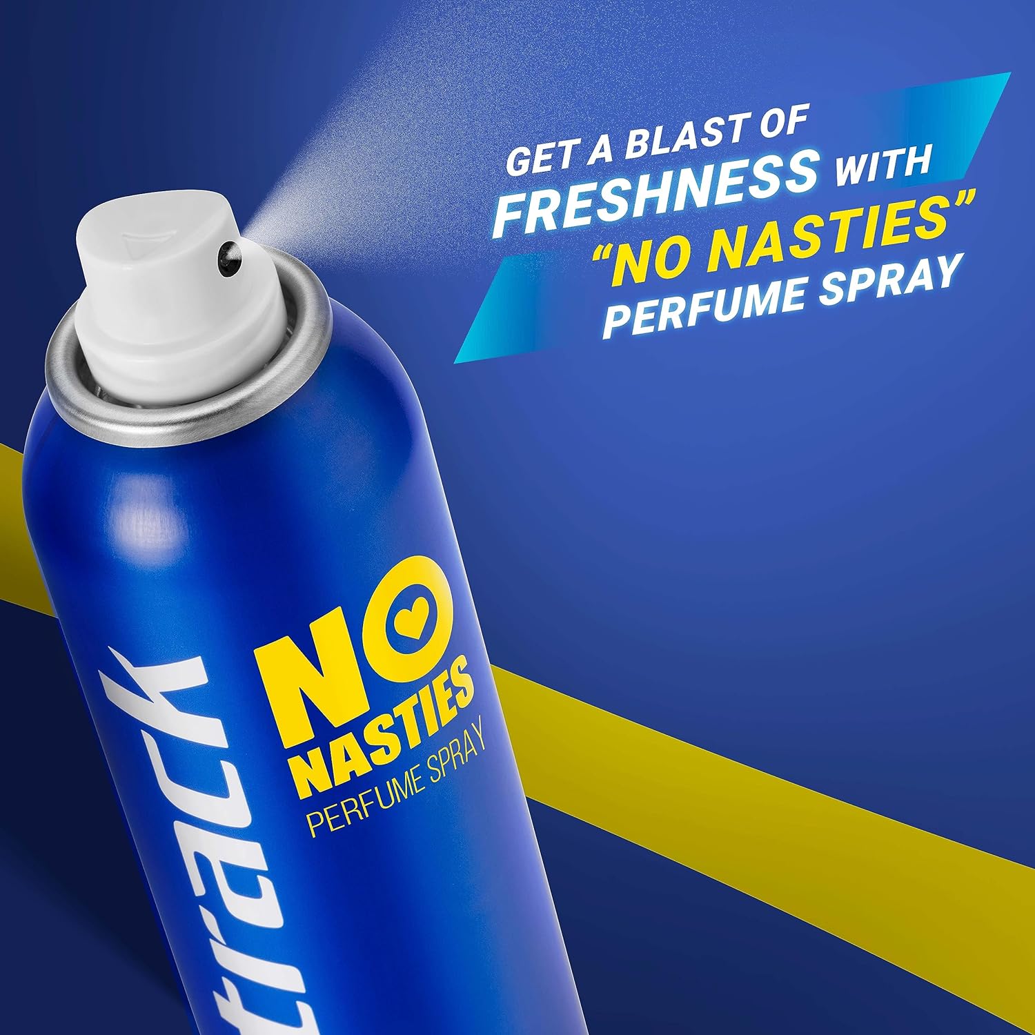 Fastrack No Nasties Legit Deodorant Perfume Spray 135ml 4.5 Fl.oz. Unisex Fragrance | Daily Wear