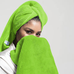 Softspun Microfiber Bath & Hair, Care Towel 360 Gsm | Super Soft & Comfortable, Quick Drying, Ultra Absorbent In Large Size Towel For Men & Women (Green)