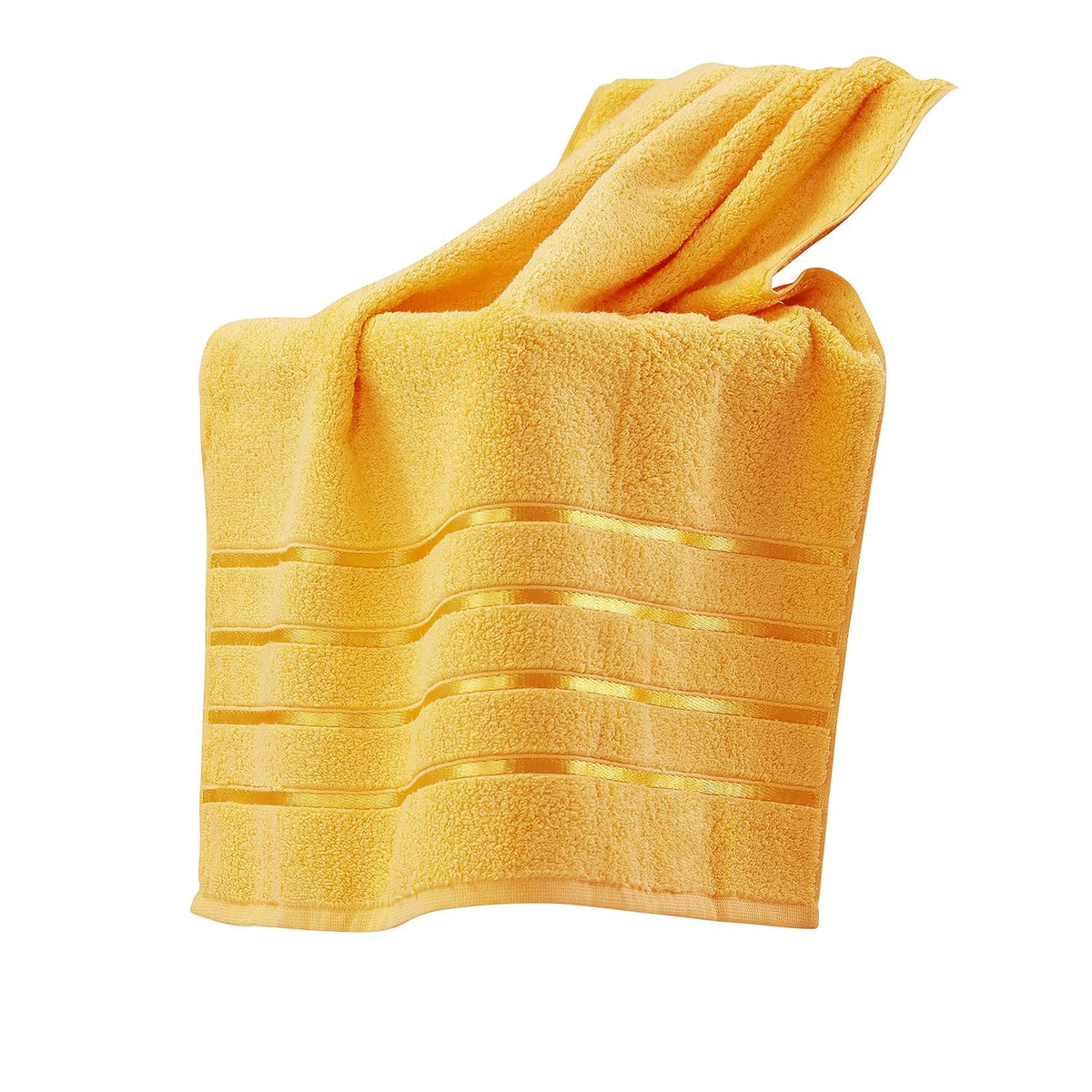 Spread Spain 100% Cotton Bath Towels 600 Gsm | Roman Bath Towel Large Size Soft, Fluffy & Absorbent - Yellow