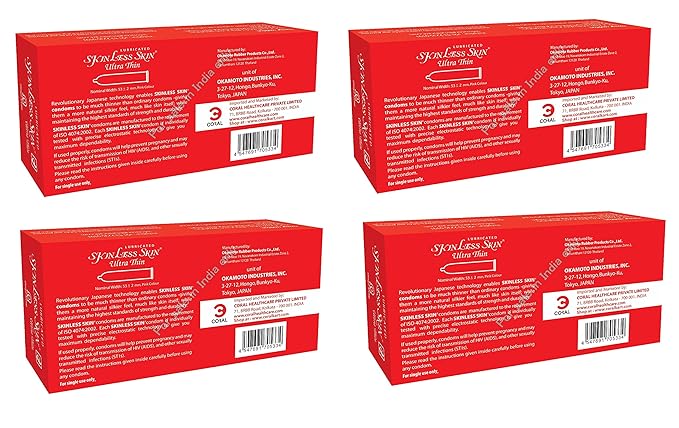 Okamoto Skinless Skin Condoms - Ultra Thin (Okamoto, Japan) (4.00) (No.1 In Japan)