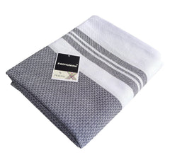 Padhumam Cotton Large Size Bath Towel 400 Gsm | Towels For Men & Women (Grey)