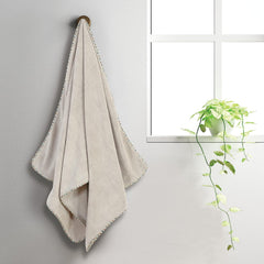 Spread Spain Microfiber Bath Towel 360 Gsm | Bath Towel For Men & Women Extra Soft Plush & High Absorbent | Set of 1 (Rock)