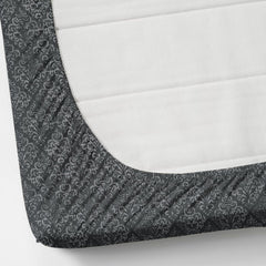 King Size Double Bedsheet For With 2 Pillow Covers - 72 X 78 X 8 Inches, Dark Grey | 300 Thread Count Breathable & Durable - Luxurious & Comfortable Bedsheet