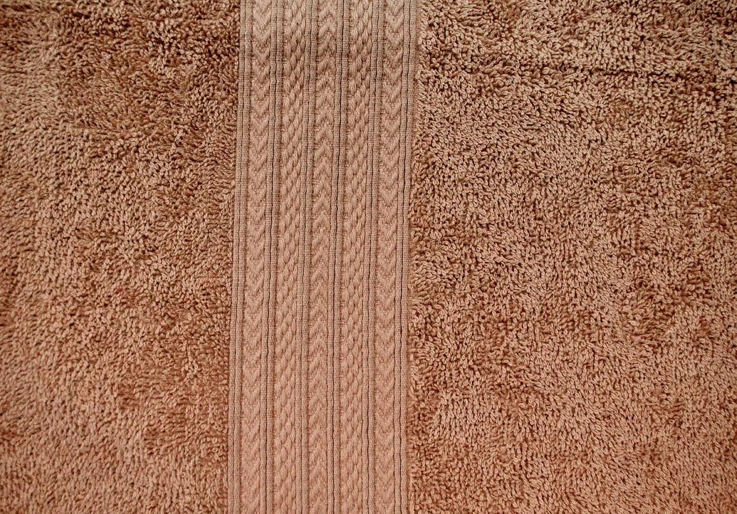 100% Cotton Large Size Bath Towel 500 Gsm | Soft & Absorbent Quick Dry & Durable Bath Towel (Brown)