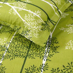 Cotton Double Bedsheet With 2 Pillow Cover - 87 X 100 Inches, Light Green | Lightweight, Soft, Skin Friendly - Durable Bedsheets Comfortable For Daily Use
