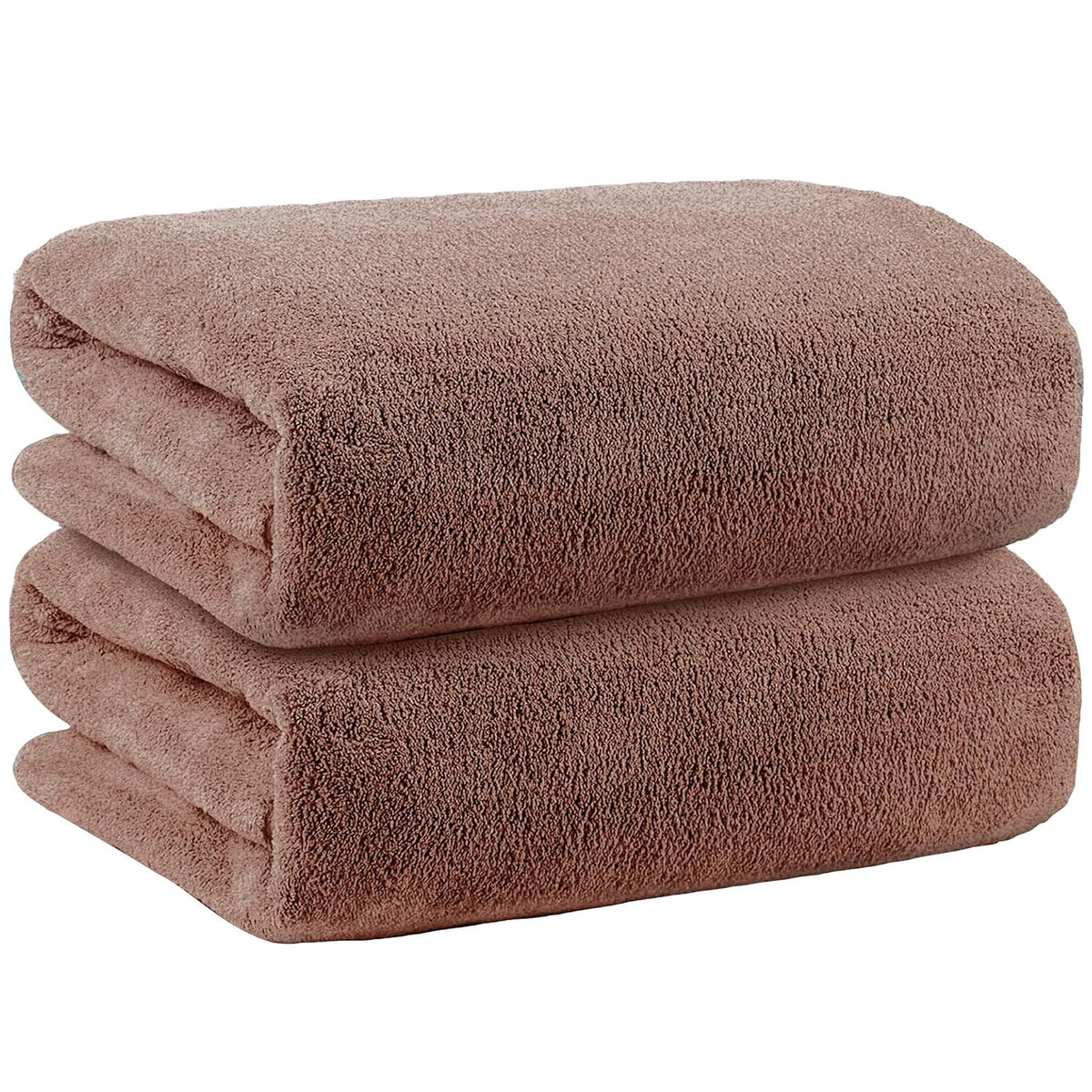 Story@Home Microfiber Bath Towels 400 Gsm Large Size Set Of 2 | Bath Towels For Men, Women & Kids | Perfect For Everyday Use (Light Brown)