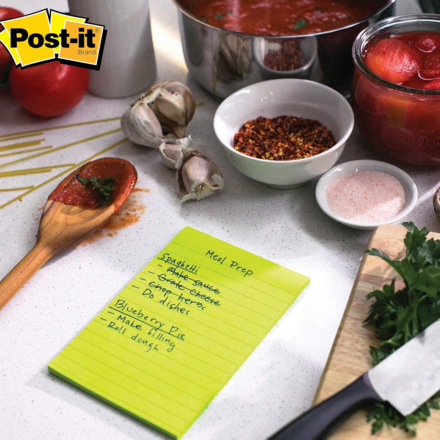 3M Super Sticky Lined Notes - 4 Pads X 45 Sheets | Notes, Reminders, Study, School & Organizing