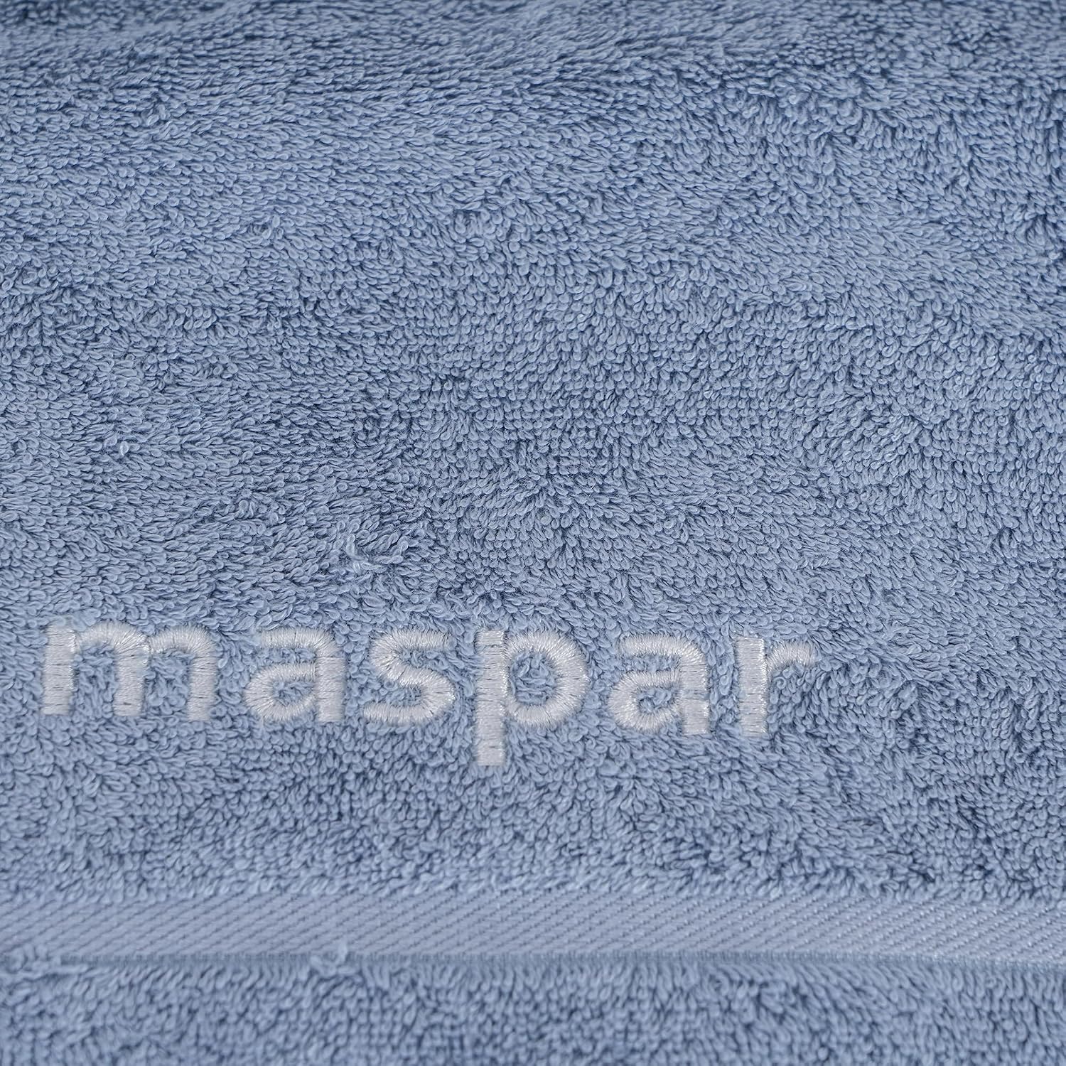 Maspar Amor Ultra Soft Bath Towel 800 Gsm (Blue) - 1 Pcs