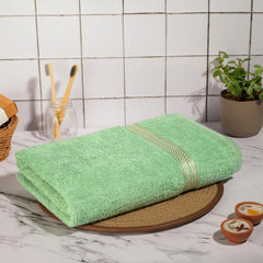 Comforic 100% Cotton Bath Towels 500 Gsm | Large Size Bath Towel For Men & Women Quick Dry, Super Soft & Absorbent Gym Towel, Travel Towel (Hazel Green)