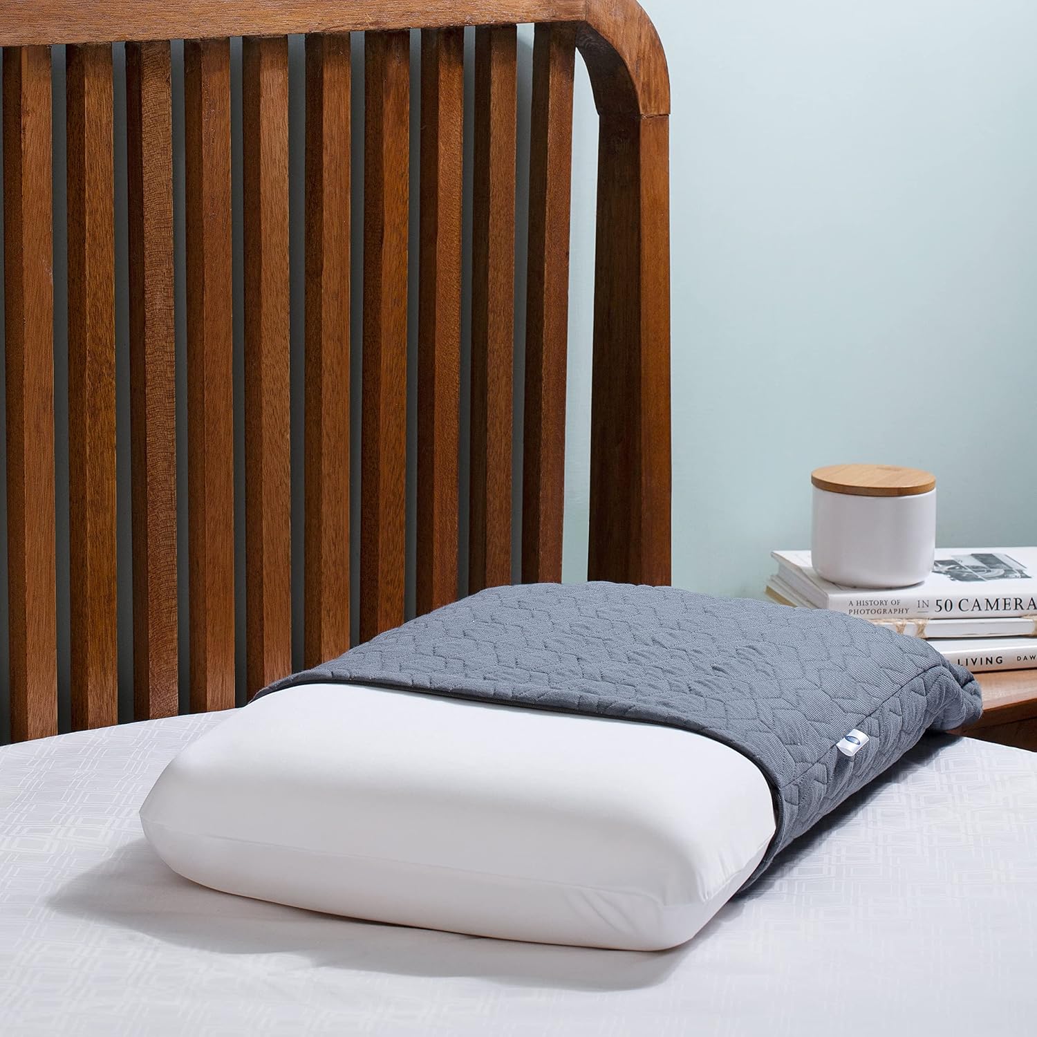 Memory Foam Pillow For Neck & Shoulder Pain Relief - Thick King Size - 5 Inch | Cervical Pillow For Sleeping - Orthopedic Bed Pillow For Back, Stomach Sleepers - Medium Firm - Set Of 1