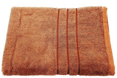 Bombay Dyeing Flora Small Size Bath Towel 500 Gsm - Rust Brown