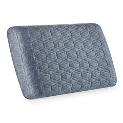 Memory Foam Pillow For Neck & Shoulder Pain Relief, Grey - XL King Size - 5 Inch | Cervical Thick Pillow For Sleeping - Orthopedic Bed Pillow For Back, Side & Stomach Sleepers - Set Of 1