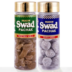 Panjon Swad Meetha Amla & Imli Ram Ladoo Pachak 320gm, (160gm *2 Bottle)