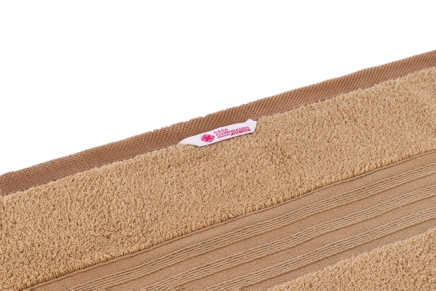 Casa Copenhagen Egyptian Cotton Zero Twist 1 Pcs Large Bath Towel 500 Gsm (Beige)