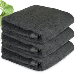 Heelium Bamboo Bath Grey Towel 400 Gsm, Soft, Absorbent, Quick Dry
