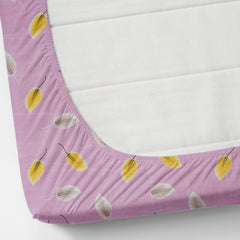Double Bedsheet With 2 Pillow Covers Size 72 X 72 X 10 Inches, Pink | Cotton Feel All Around Elastic Fitted - Queen Size Bedsheets, Super Soft