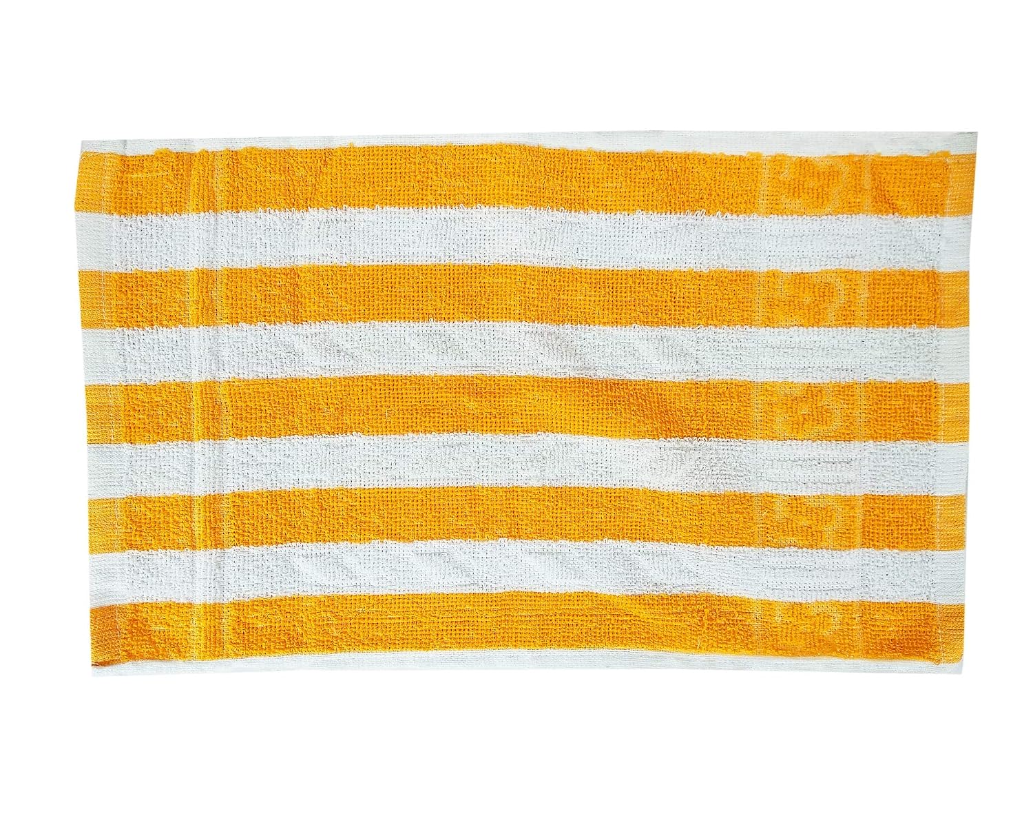Space Fly Cotton Cabana Striped High Absrobent Hand Towels 1200 Gsm (Multicolor) - Set Of 10