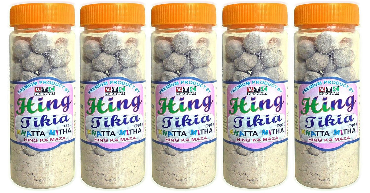 Vtc Mukhwas Natural Hing Peda Mukhwas 1kg, (200gm *5) | Good For Digestion | Jar Pack