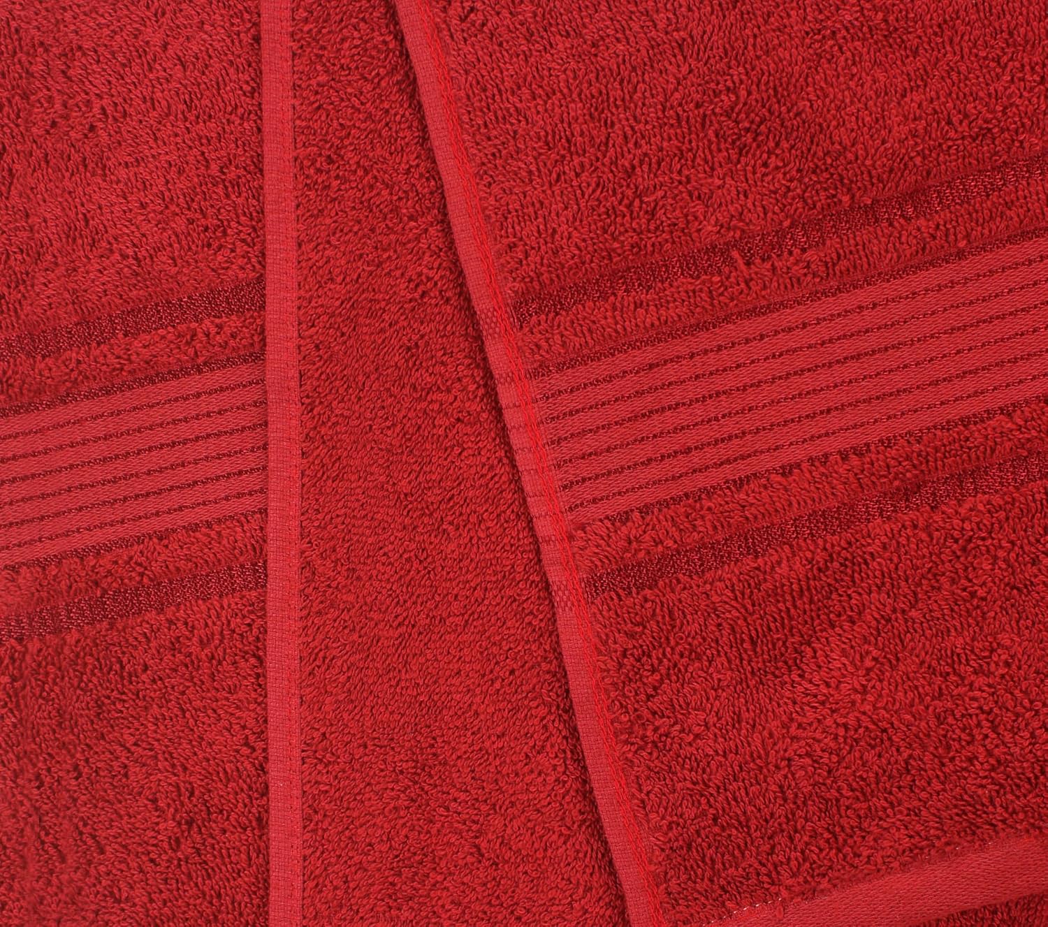 Fash Home Towel 400 Gsm | Ultra Soft, Highly Absorbent, Quick Dry, Plush & Durable Cotton Bath Towel (Maroon Red)