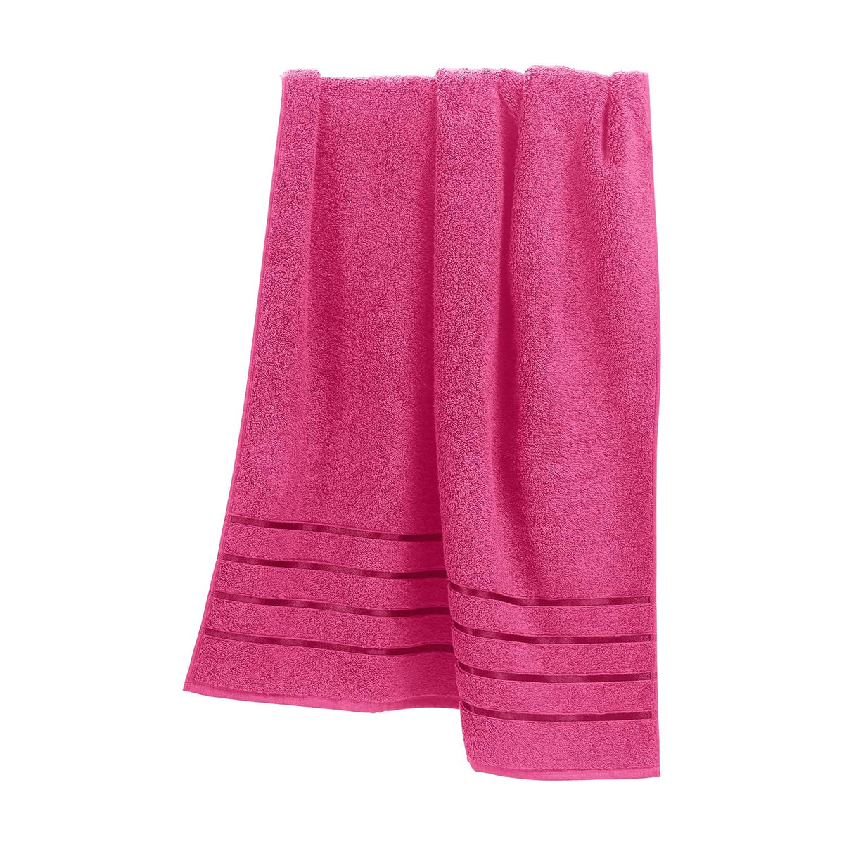 Spread Spain 100% Cotton Hand Towel 600 Gsm | Soft, Fluffy, Super Absorbent & Quick Dry Towels For Pool, Spa & Gym (Fuchsia)