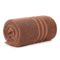Techsrmaji Cotton Bath Towels 1000 Gsm | Towels For Bathroom Large Size Absorber Towel For Men & Women (Blue & Brown)- Set Of 2