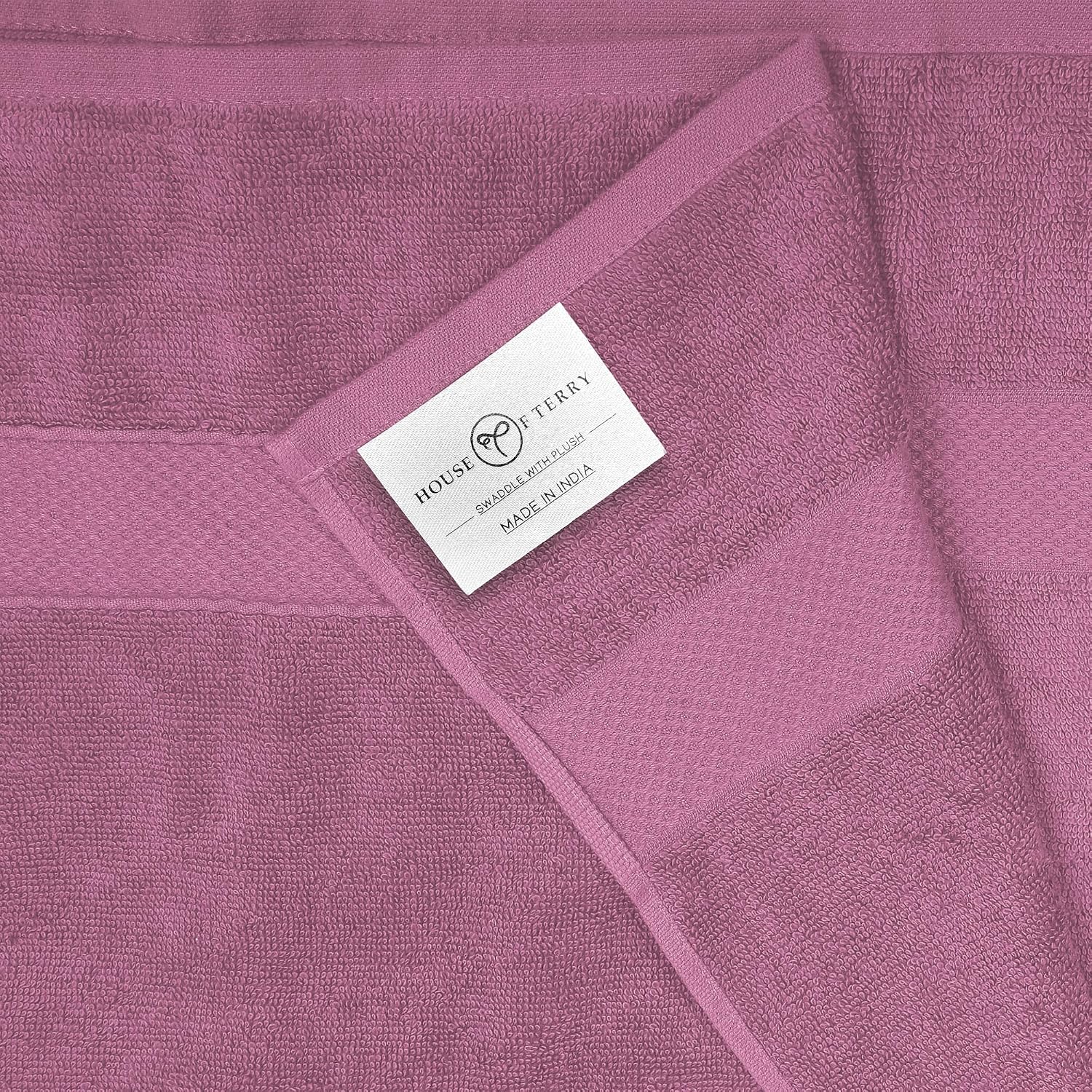 House Of Terry 100% Cotton Bath Towel 450 Gsm | Quick Dry, Soft & Absorbent, Fade-Resistant, Skin-Friendly For Men & Women Towel (Lilac)