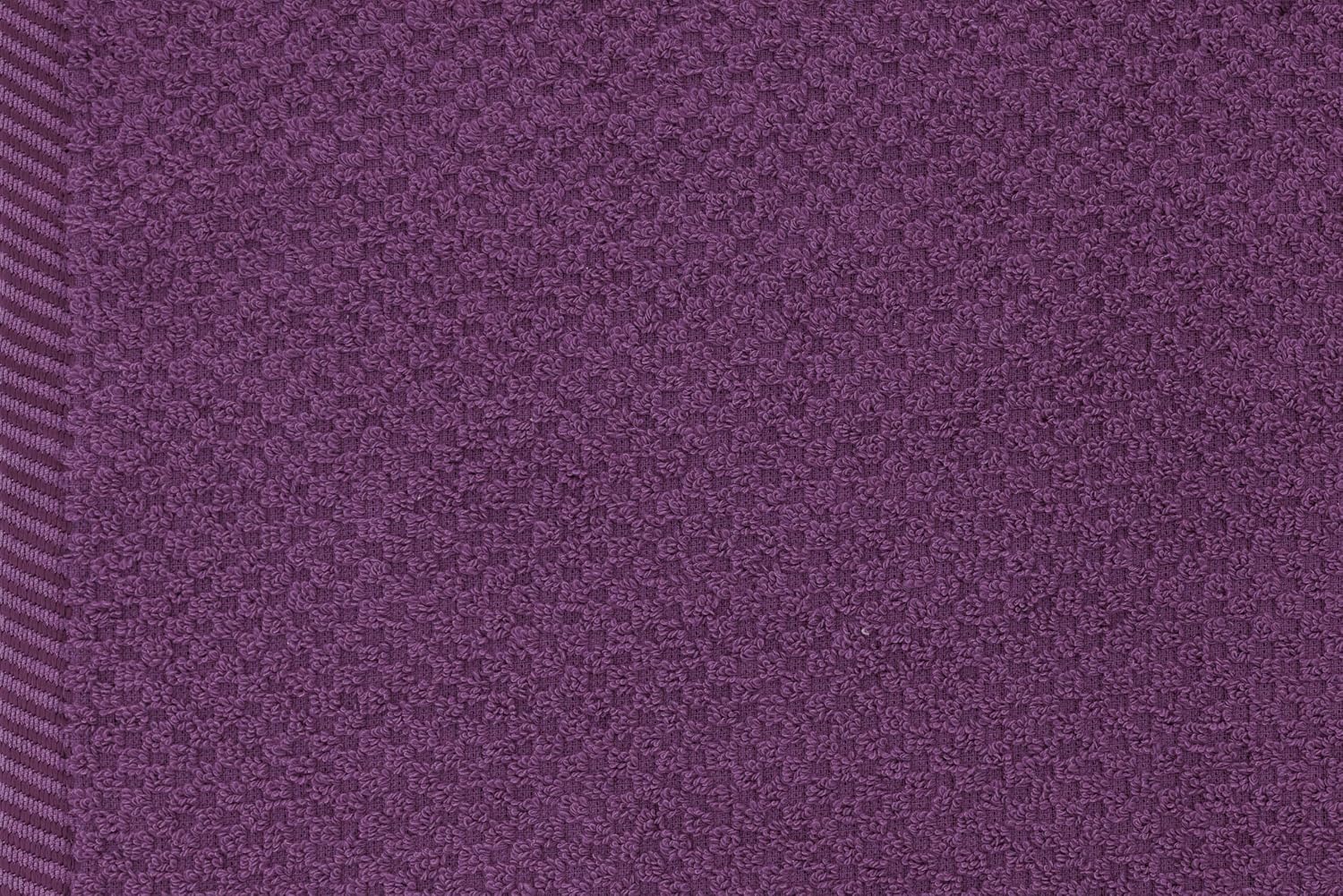 Casa Copenhagen Egyptian Cotton Popcorn 1 Pcs Large Bath Towel 500 Gsm (Dark Purple)