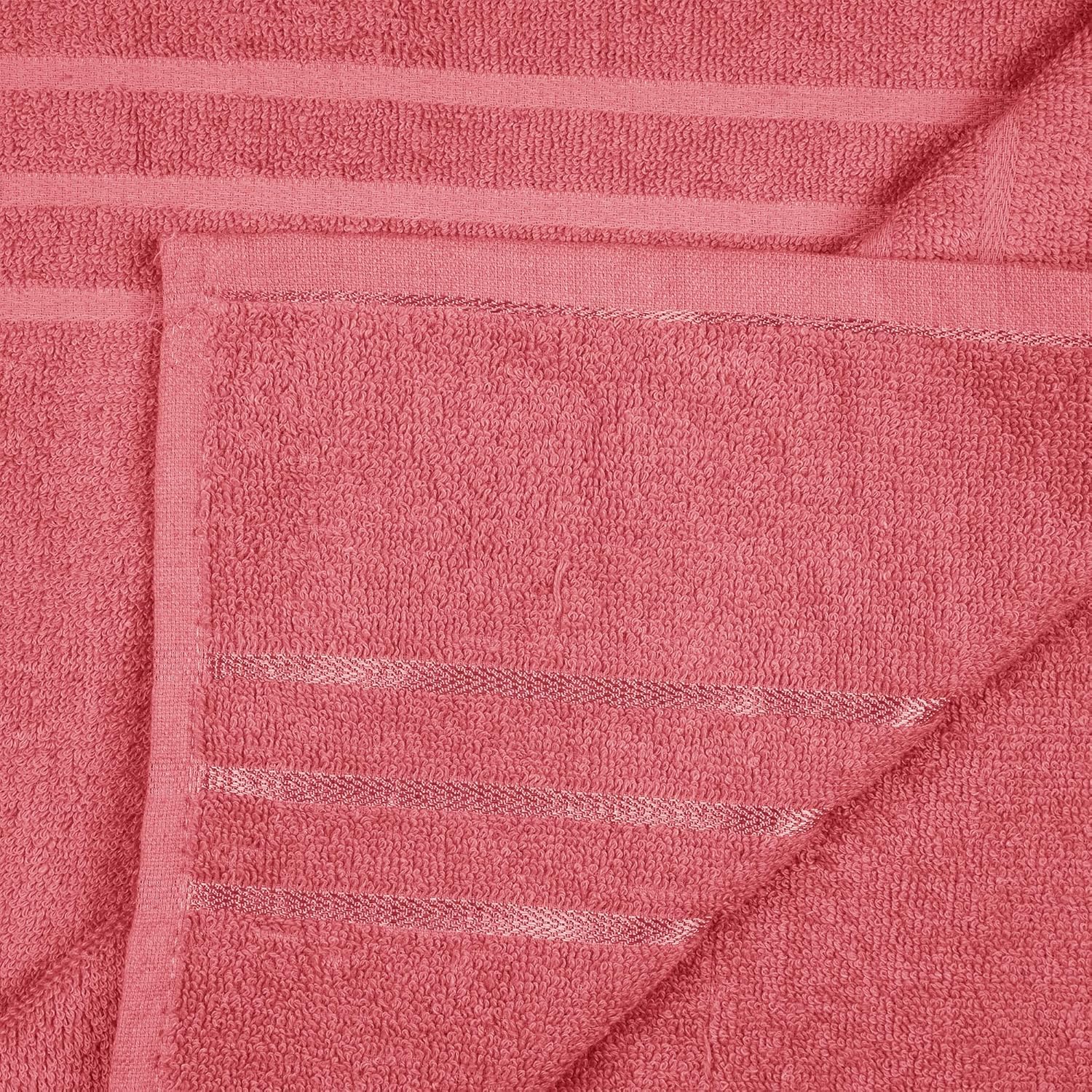 T Trendy Mart Bath Towel Large Size 450 Gsm | Quick Dry 100% Cotton Bath Towels For Men, Women & Kids (Peach)
