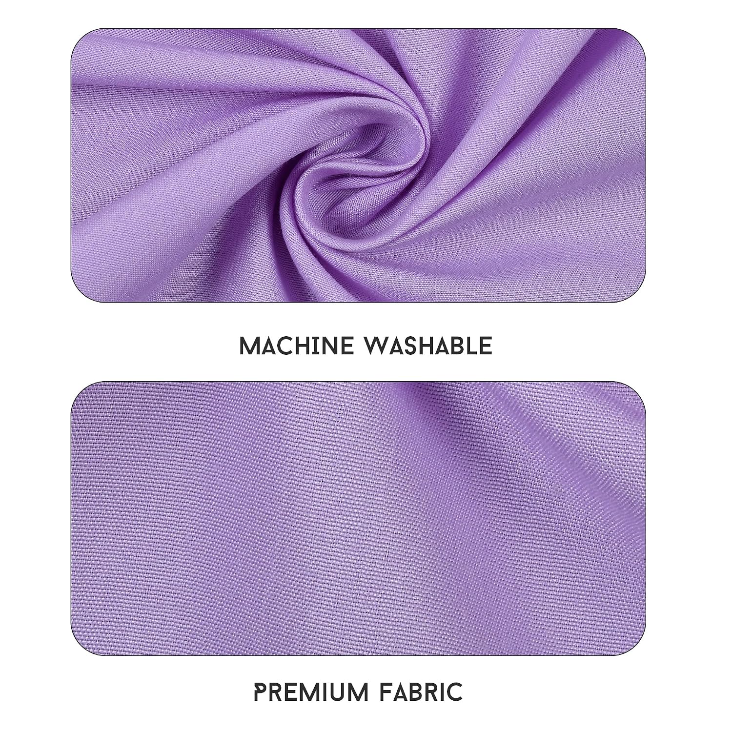 Queen Size Solid Plain Bedsheet Set Includes 2 Pillow Covers - 90 X 95 Inches, Purple | Exceptional Softness & Breathability | Premium Microfiber Material