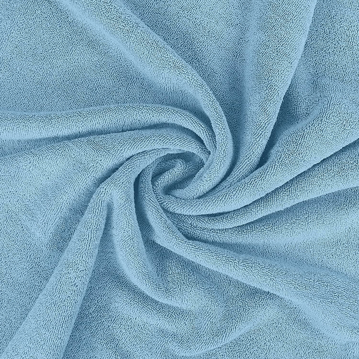 Tiqh 100% Cotton Bath Towel 600 Gsm | Highly Absorbent & Quick Dry Extra Large Bath Towel (Sky Blue)