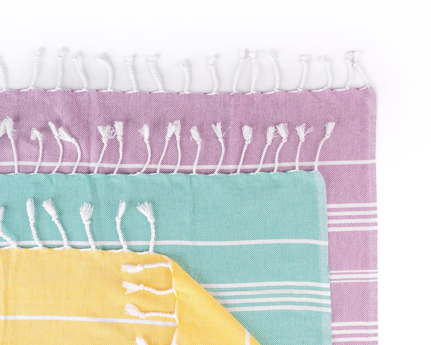 Haber Premium Basic Large Size 100% Cotton Towel 900 Gsm | Soft, Absorbent & Comfortable Quick Dry Bath Towels - Plum, Yellow & Mint (3 Pcs)