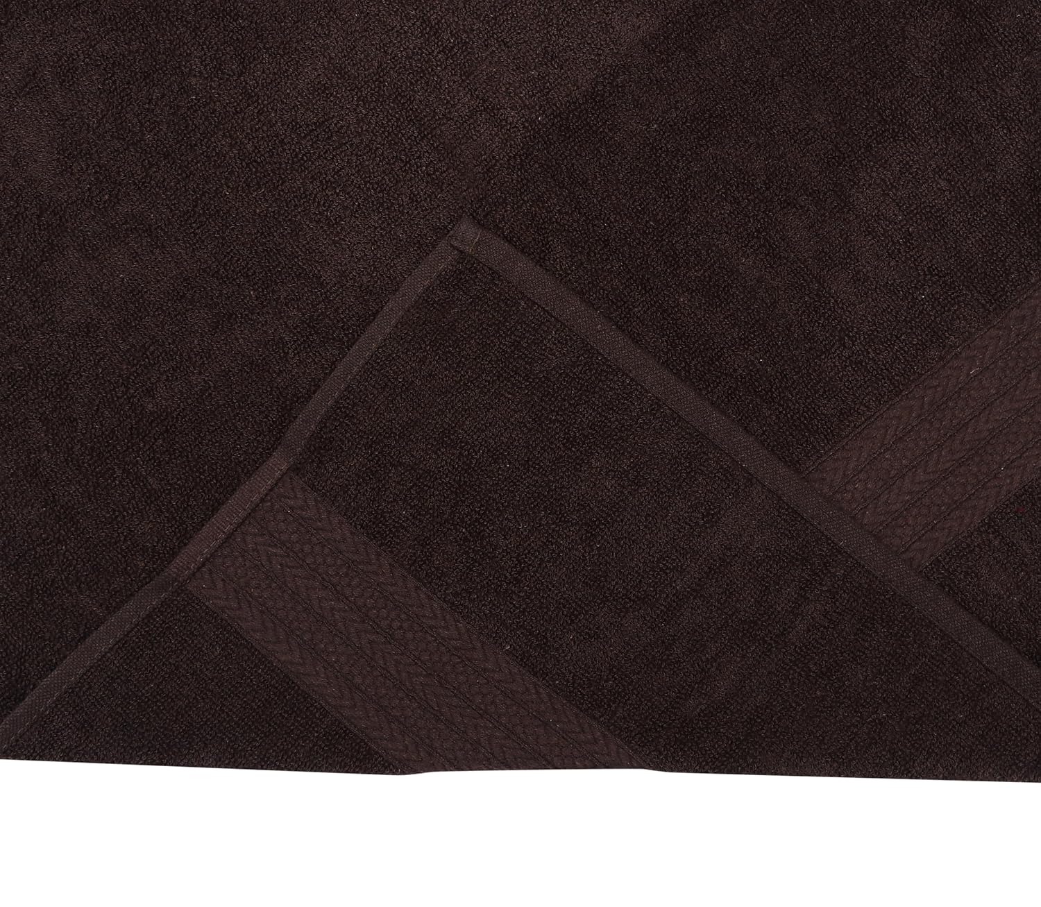 RD Trend 100% Cotton Bath Towels 1000 Gsm | Soft & Absorbent Bath Towel For Men, Women Urban Comfort (Black & Wine) - 2 Pcs