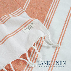 Lane Linen Turkish Beach Towel 810 Gsm | Essentials For Women Large Pool Towel, Absorbent & Quick Dry, Sand Free Beach Towel - Bird Of Paradise (2 Pack)