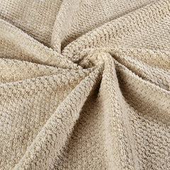 Spaces 100% Cotton Bath Towel 500 Gsm | Quick Dry Nano Spun Special Texture Bath Towels (Light Brown)
