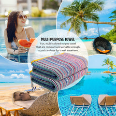 Ambra Linens Highly Absorbent Bath Towels 1 Kg | 100% Cotton, Soft & Plush All Seasons Use, Extra Large Size (Yellow Branch)- Pack Of 2