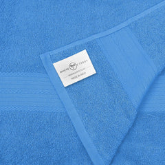 House Of Terry 100% Cotton Bath Towel 500 Gsm | Quick Dry, Soft & Absorbent, Fade-Resistant, Skin-Friendly, For Men & Women Towel (Blue)